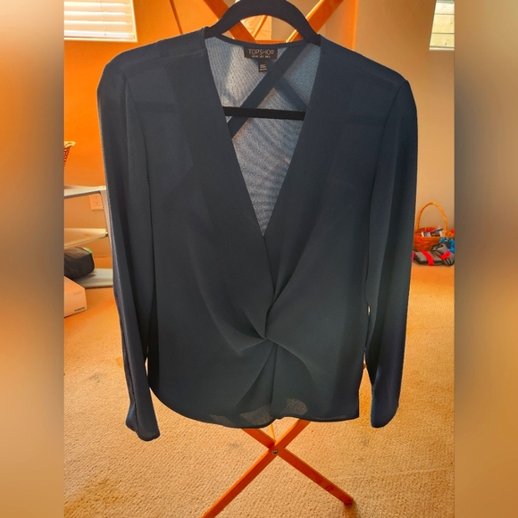 Topshop twist front blouse - Picture 2 of 3